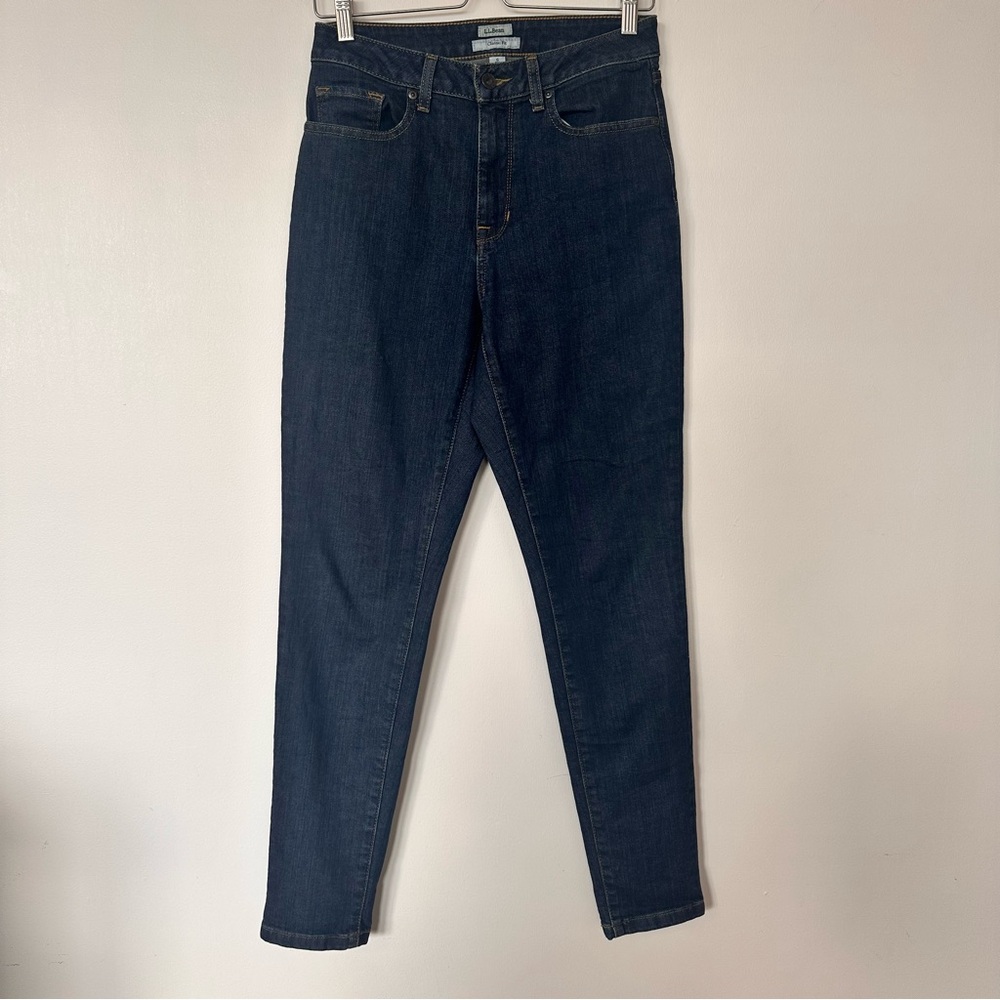 L.L.Bean Classic Fit Tapered Jeans – Women’s 6 Regular, Dark Wash